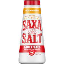 750g Saxa Table Salt	 Main Image